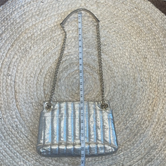 Quilted Metallic Champagne Kate Spade Purse - Picture 2 of 15